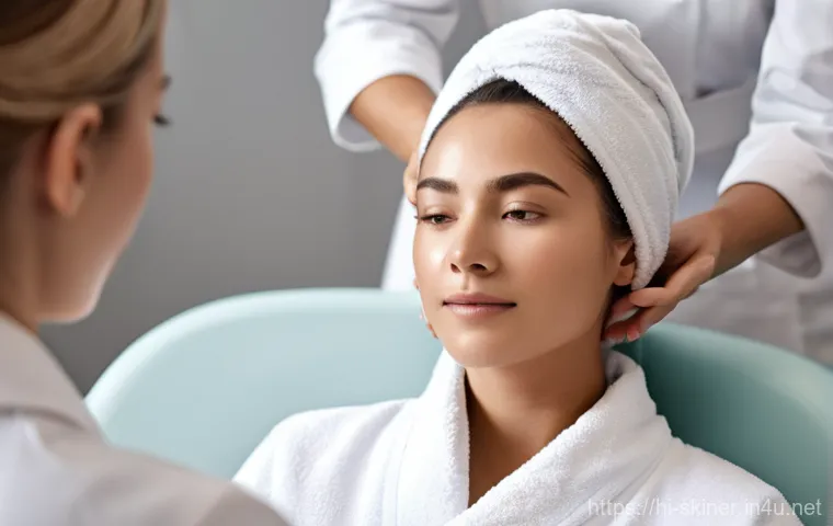 피부관리사의 실습에서 겪은 에피소드 - **Image Prompt: The Apprentice's First Touch**
    A close-up, warm, and realistic image depicting a...