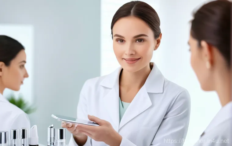 피부관리사의 시험 대비 학습법 - Prompt 1: The Modern Skincare Expert in Action**