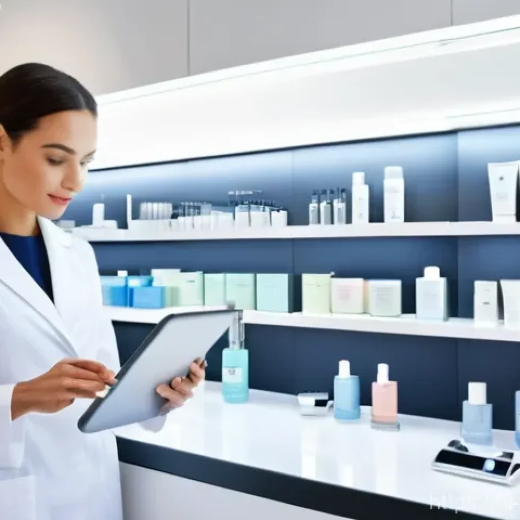 피부관리사 취업 후 교육 프로그램 - **Prompt 1: "The Evolving Professional"**
    A bright, clean, and modern beauty clinic interior, bu...