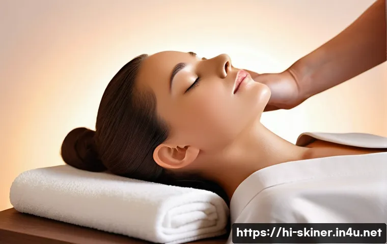 피부관리사의 고객 관리에서의 트렌드 활용 - **Prompt: "A serene and elegant beauty salon interior designed for relaxation. A professional female...